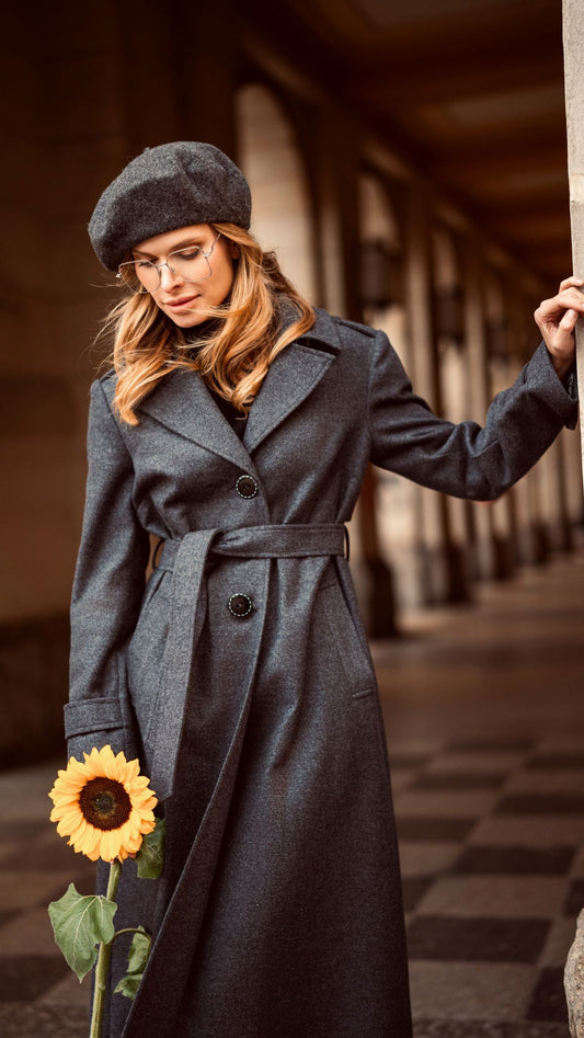Winter wool coat