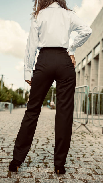 Fine wool trousers