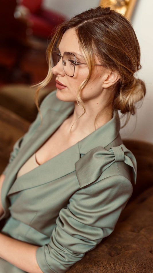 Woolen Jacket + Accessory Bag